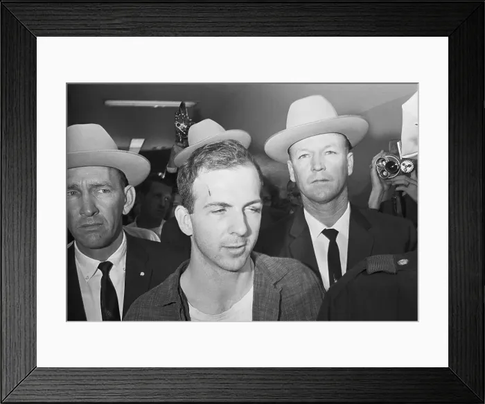 Framed Print : Lee Harvey Oswald in Custody Framed Print : Lee Harvey Oswald in Custody