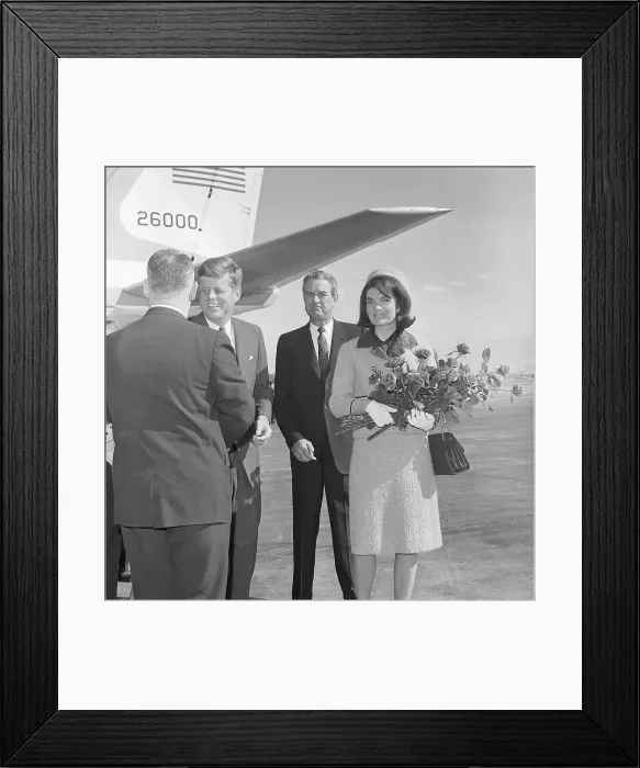 Framed Print : President Kennedy With First Lady and Governor Connally Framed Print : President Kennedy With First Lady and Governor Connally