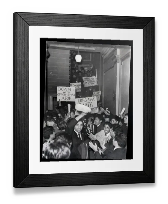 Framed Print : Demonstrators Storm Iraqi Embassy Framed Print : Demonstrators Storm Iraqi Embassy