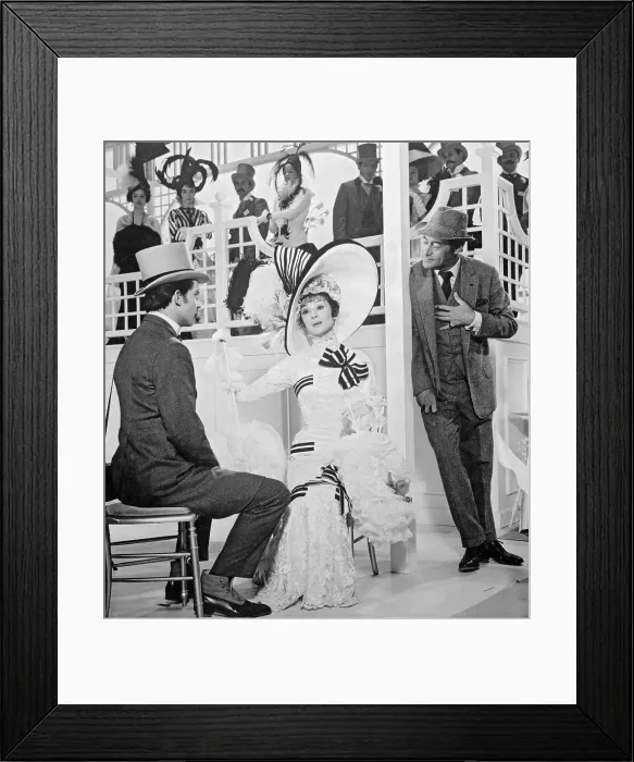 Framed Print : Jeremy Brett, Audrey Hepburn and Rex Harrison in My Fair Lady Framed Print : Jeremy Brett, Audrey Hepburn and Rex Harrison in My Fair Lady