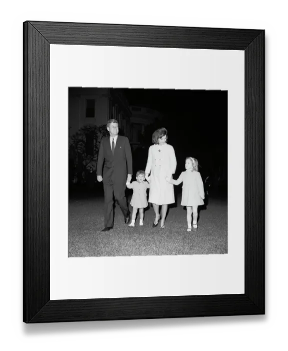 Framed Print : The John F. Kennedy Family Framed Print : The John F. Kennedy Family