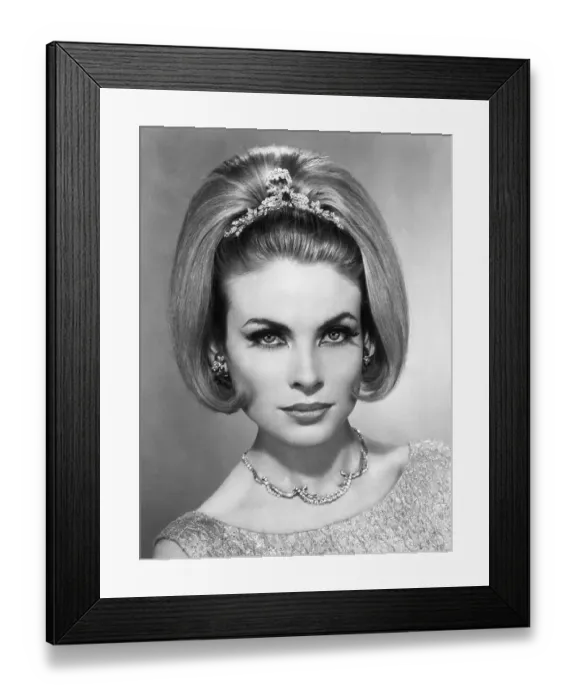 Framed Print : Model With Princess-like Hairstyle Framed Print : Model With Princess-like Hairstyle