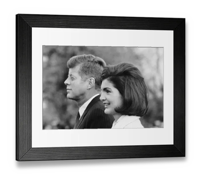 Framed Print : John Kennedy and Jacqueline Kennedy Framed Print : John Kennedy and Jacqueline Kennedy
