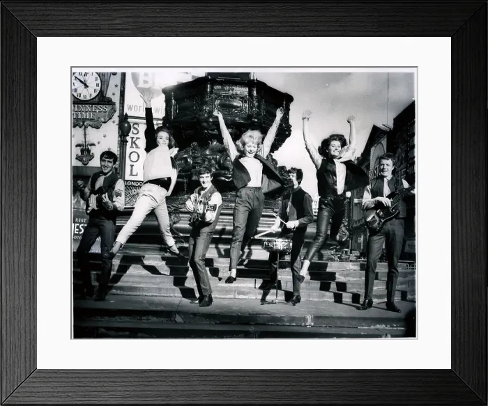 Framed Print : The Swinging Blue Jeans Framed Print : The Swinging Blue Jeans