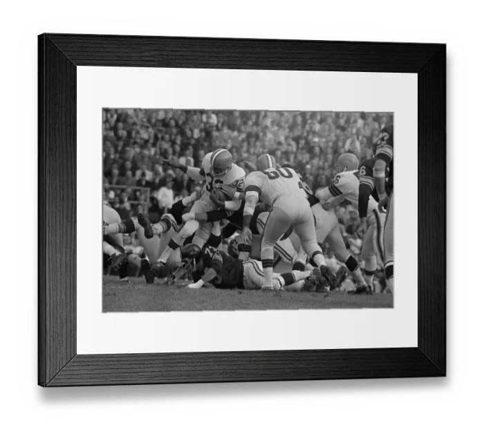 Framed Print : Football Players in Action Framed Print : Football Players in Action