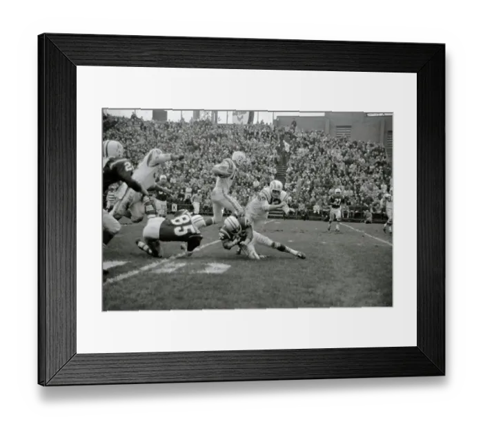 Framed Print : Football Players in Action Framed Print : Football Players in Action