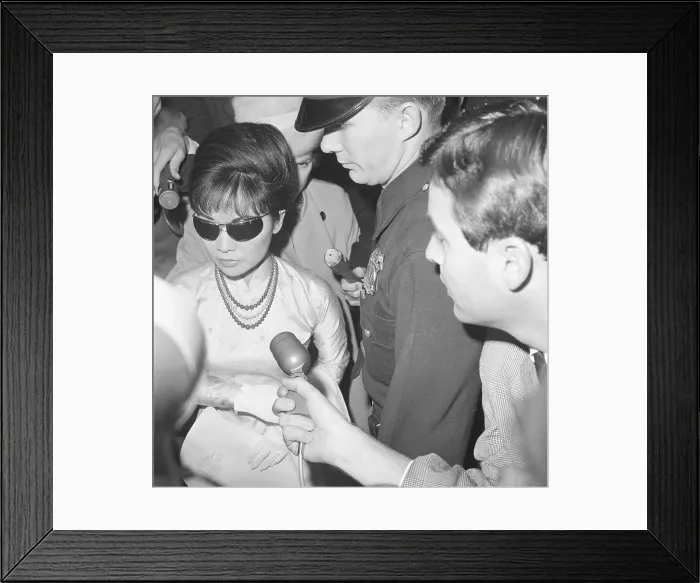 Framed Print : Ngo Dinh Nhu Wearing Sunglases Framed Print : Ngo Dinh Nhu Wearing Sunglases