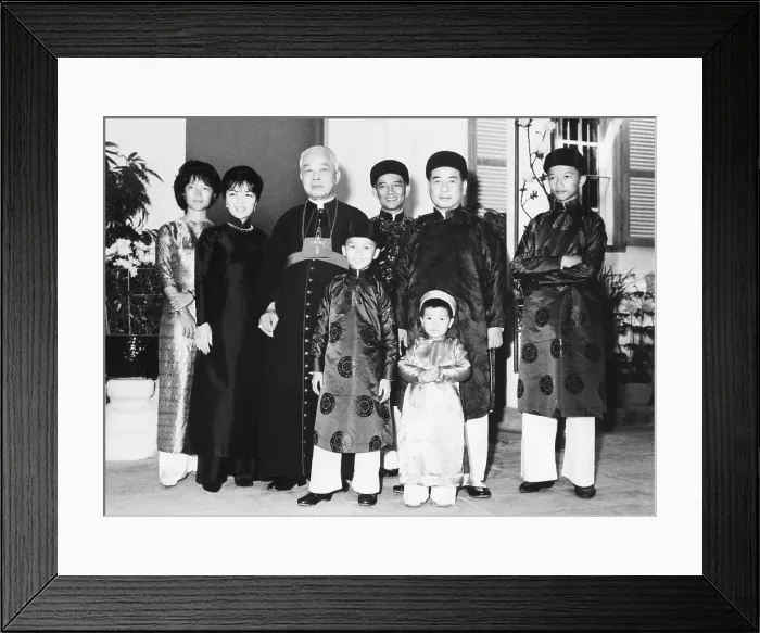Framed Print : The South Vietnamese Presidential Family Framed Print : The South Vietnamese Presidential Family