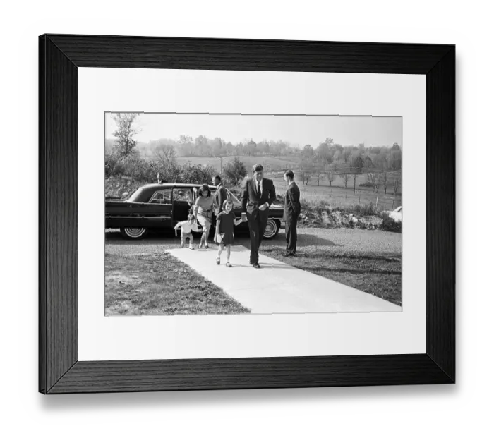 Framed Print : Kennedy Family in Middleburg, Virginia Framed Print : Kennedy Family in Middleburg, Virginia