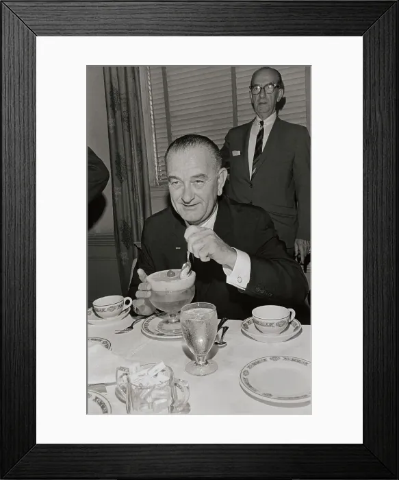 Framed Print : Portrait of Lyndon B. Johnson Framed Print : Portrait of Lyndon B. Johnson