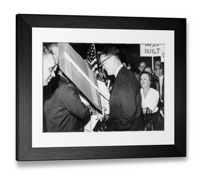 Framed Print : U.S. Ambassador to the United Nations Adlai Stevenson Assaulted Framed Print : U.S. Ambassador to the United Nations Adlai Stevenson Assaulted