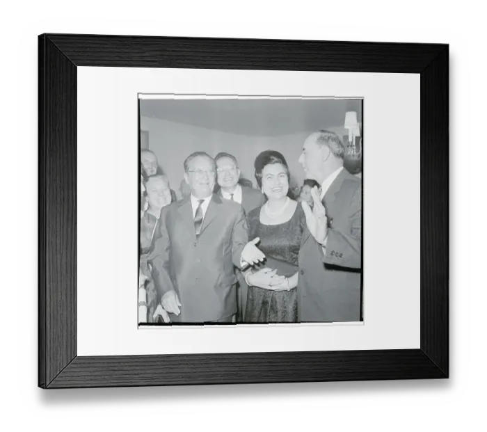 Framed Print : Josip Broz Tito with His Wife Framed Print : Josip Broz Tito with His Wife
