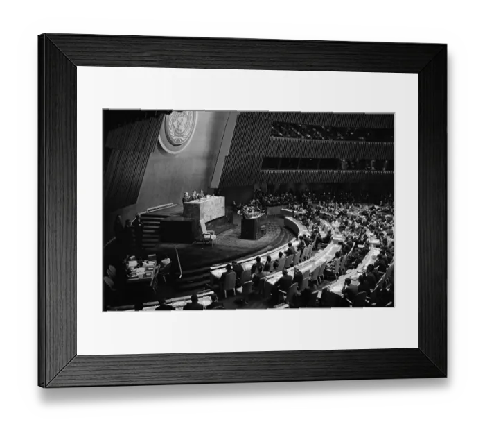 Framed Print : Marshal Tito Addressing UN General Assembly Framed Print : Marshal Tito Addressing UN General Assembly