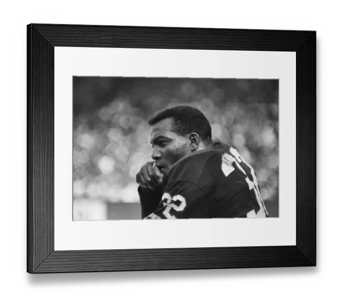 Framed Print : Cleveland Browns Player Jim Brown Framed Print : Cleveland Browns Player Jim Brown