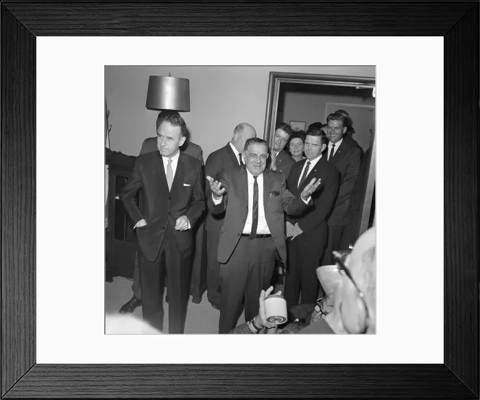 Framed Print : Joseph Valachi at D.A.'s Office Framed Print : Joseph Valachi at D.A.'s Office