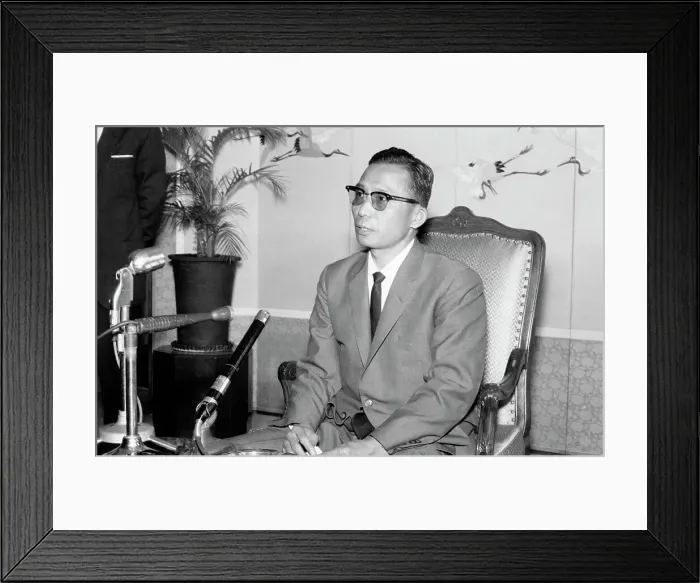 Framed Print : General Park Chung Hee at Press Conference Framed Print : General Park Chung Hee at Press Conference