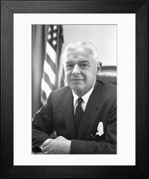 Framed Print : Nitze at His Desk In the Pentagon Framed Print : Nitze at His Desk In the Pentagon