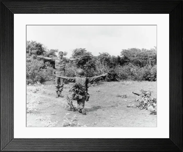 Framed Print : Vietnam War Training