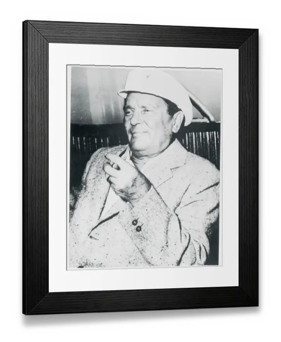 Framed Print : Portrait of Josip Broz Tito