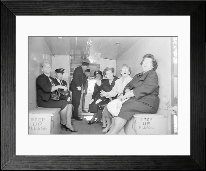 Framed Print : Mothers Protest Against Integration