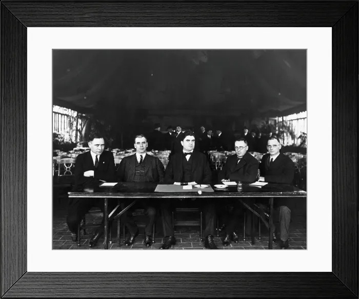 Framed Print : Leaders of United Mine Workers Union Framed Print : Leaders of United Mine Workers Union