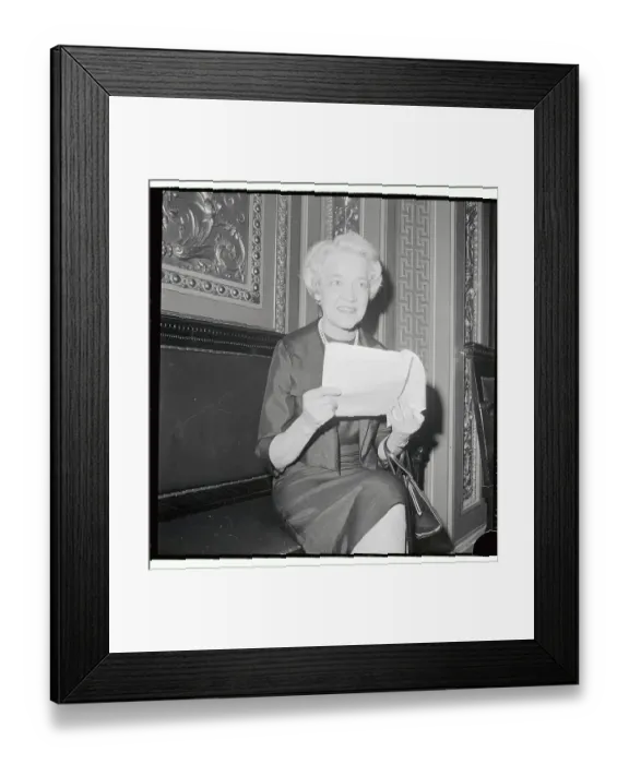 Framed Print : Portrait of Margaret Chase Smith Framed Print : Portrait of Margaret Chase Smith
