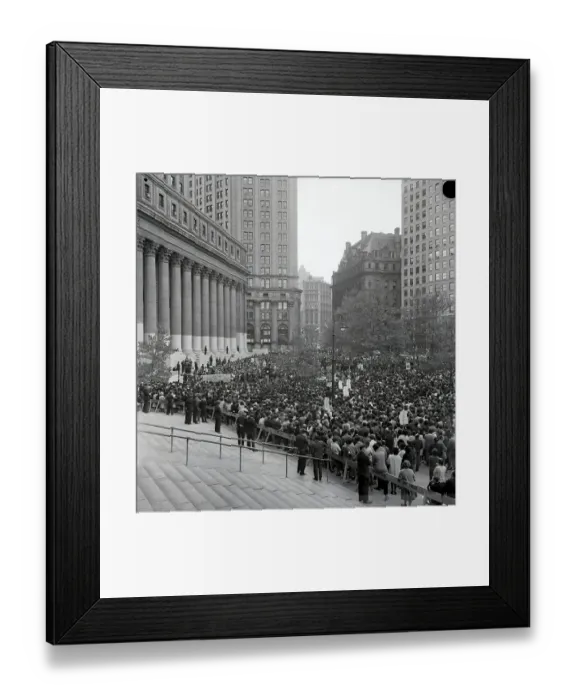 Framed Print : Crowd At Rally To Protest Murder Of Blac Framed Print : Crowd At Rally To Protest Murder Of Blac