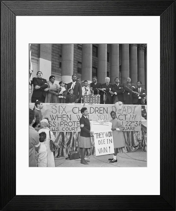 Framed Print : Reaction to Birmingham Bombing Framed Print : Reaction to Birmingham Bombing