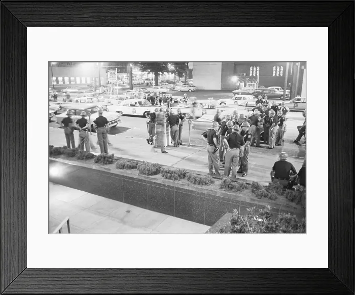 Framed Print : Arrival of Alabama State Troopers in Birmingham Framed Print : Arrival of Alabama State Troopers in Birmingham