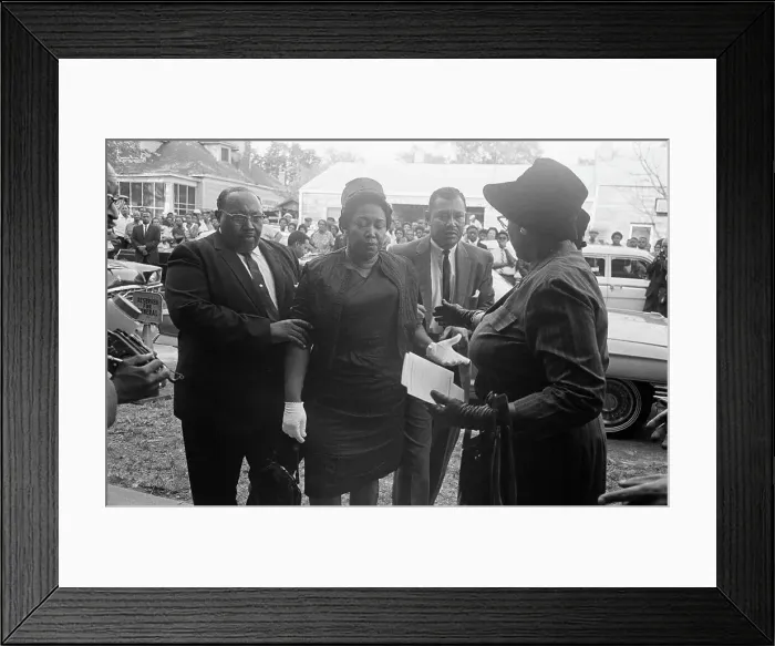 Framed Print : Mourners at Funeral Framed Print : Mourners at Funeral