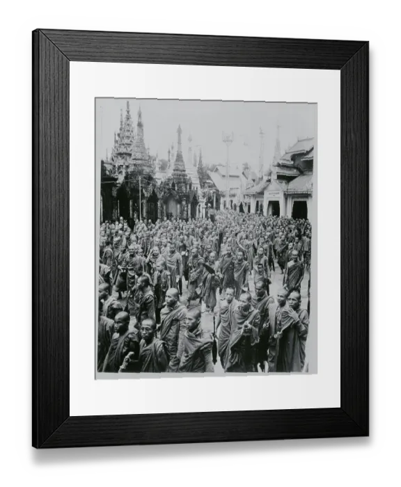 Framed Print : Large Crowd Inside Temple Square