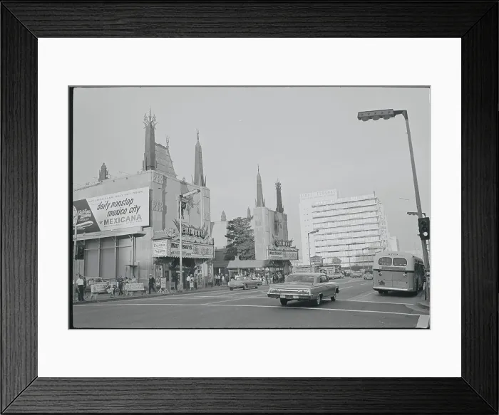 Framed Print : Prominent Buildings in Hollywood Framed Print : Prominent Buildings in Hollywood