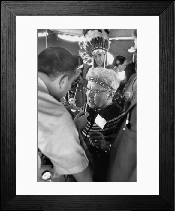 Framed Print : Menominee Press Conference Framed Print : Menominee Press Conference