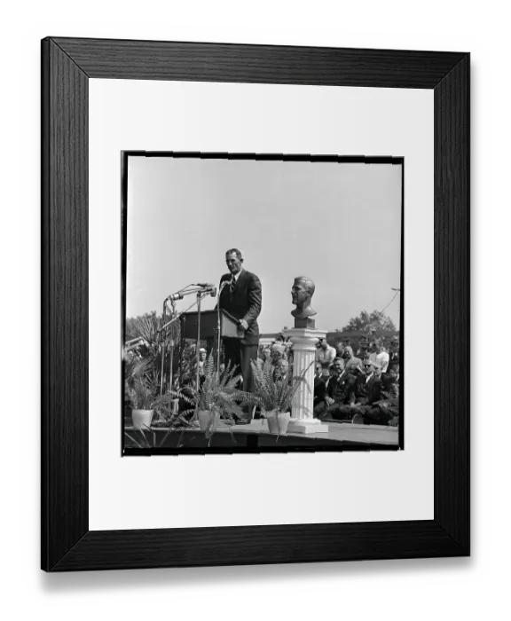 Framed Print : Sammy Baugh Making Acceptance Speech Framed Print : Sammy Baugh Making Acceptance Speech