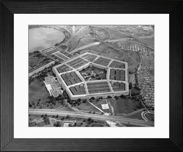 Framed Print : The Pentagon Framed Print : The Pentagon