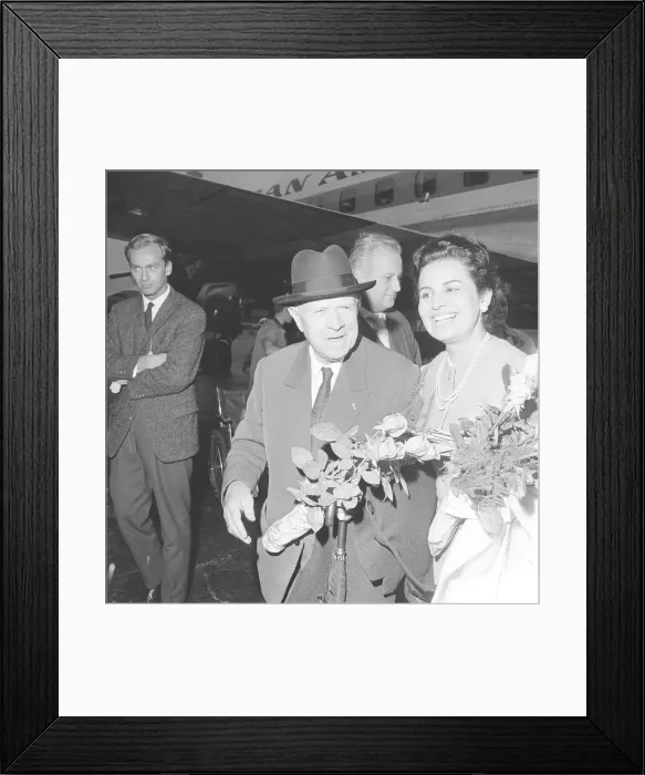 Framed Print : Pablo Casals and His Wife Framed Print : Pablo Casals and His Wife