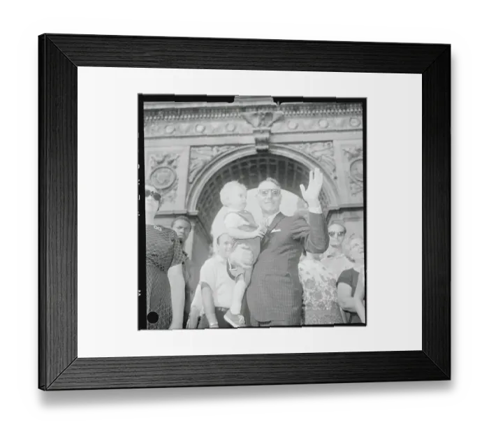 Framed Print : Carmine DeSapio Waving Framed Print : Carmine DeSapio Waving
