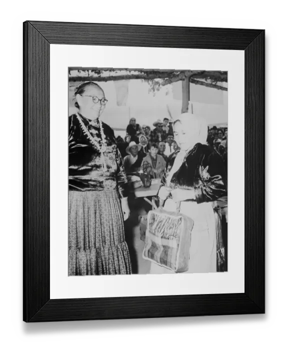 Framed Print : Navajo Leader Annie Wauneka at Navajo Nation Fair Framed Print : Navajo Leader Annie Wauneka at Navajo Nation Fair