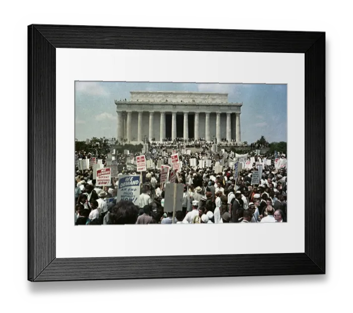 Framed Print : The March on Washington Framed Print : The March on Washington