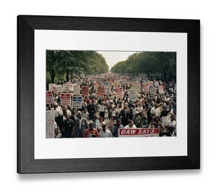 Framed Print : The March on Washington Framed Print : The March on Washington