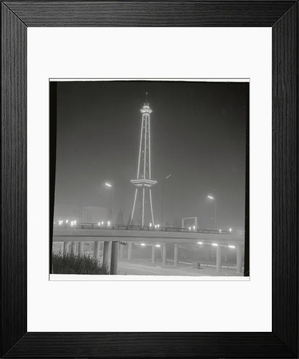 Framed Print : View of Decorated Radio Broadcasting Tower Framed Print : View of Decorated Radio Broadcasting Tower