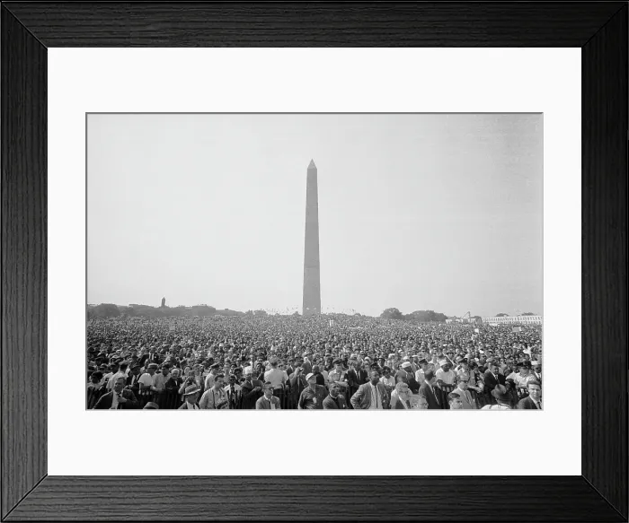 Framed Print : Civil Rights March on Washington Framed Print : Civil Rights March on Washington