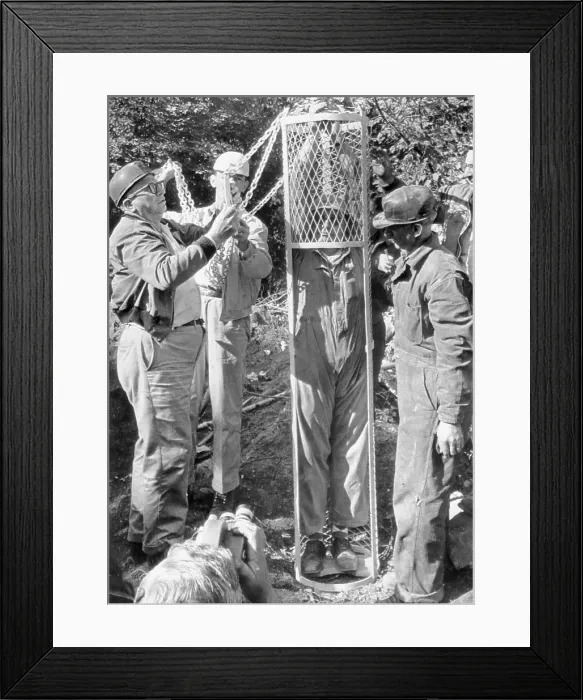 Framed Print : Testing Rescue Capsule Framed Print : Testing Rescue Capsule
