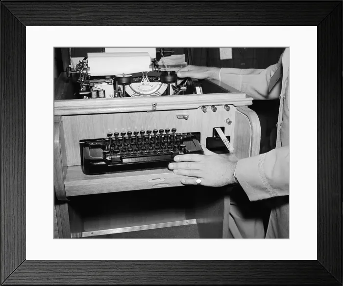 Framed Print : Keyboard For Pentagon-Moscow Hotline Framed Print : Keyboard For Pentagon-Moscow Hotline