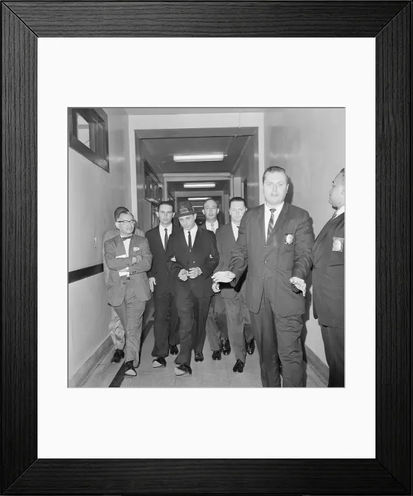 Framed Print : Larry Gallo Leaving Court Framed Print : Larry Gallo Leaving Court
