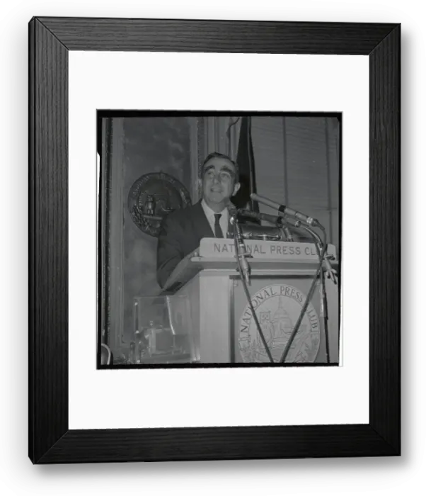 Framed Print : Edward Teller Addressing the National Press Club Framed Print : Edward Teller Addressing the National Press Club