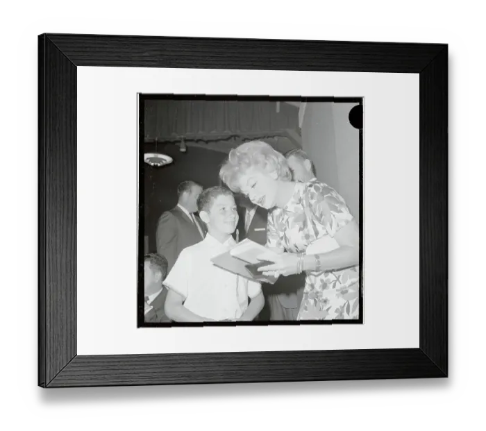 Framed Print : Lucille Ball Giving an Autograph