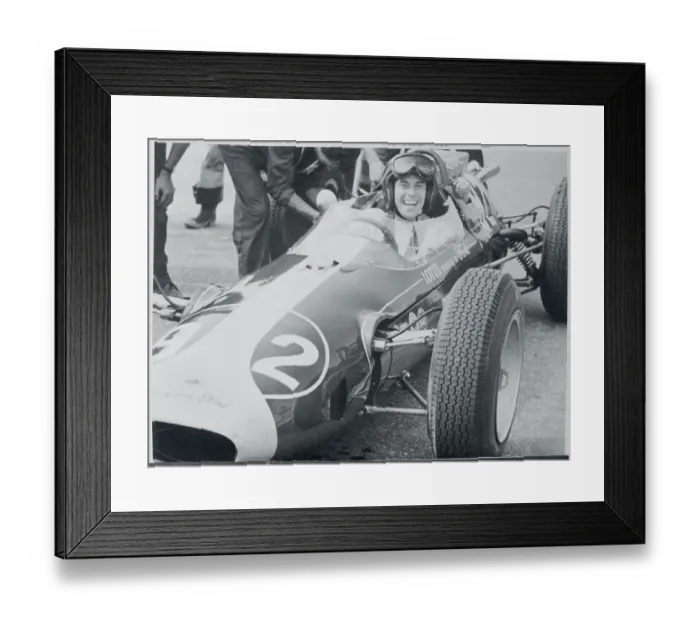 Framed Print : Jimmy Clark Smiling Framed Print : Jimmy Clark Smiling