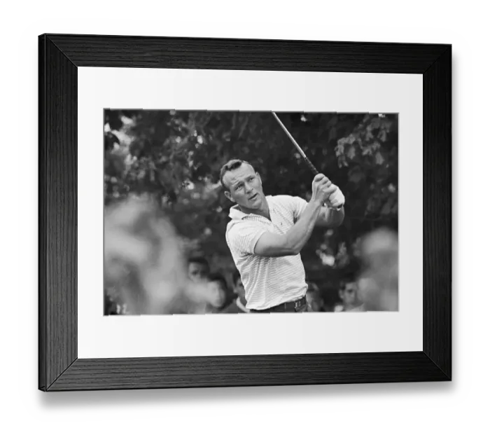 Framed Print : Arnold Palmer Teeing Off Framed Print : Arnold Palmer Teeing Off