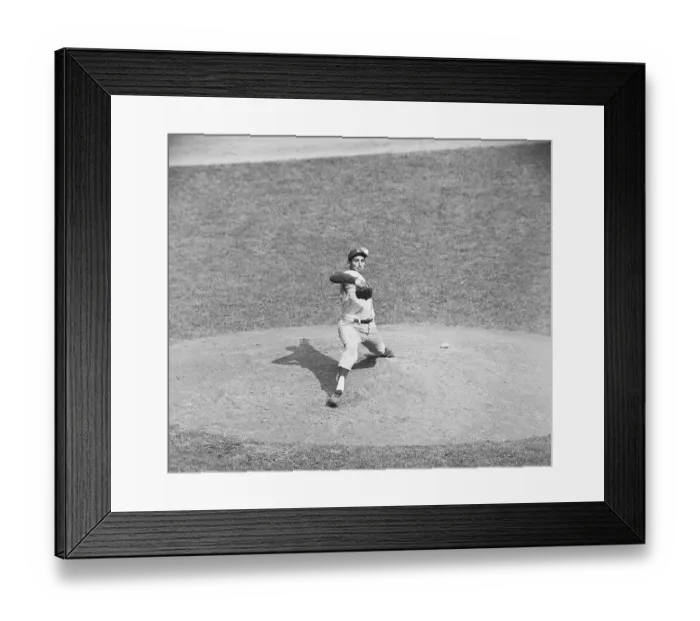 Framed Print : Dodgers Sandy Koufax Pitching Framed Print : Dodgers Sandy Koufax Pitching